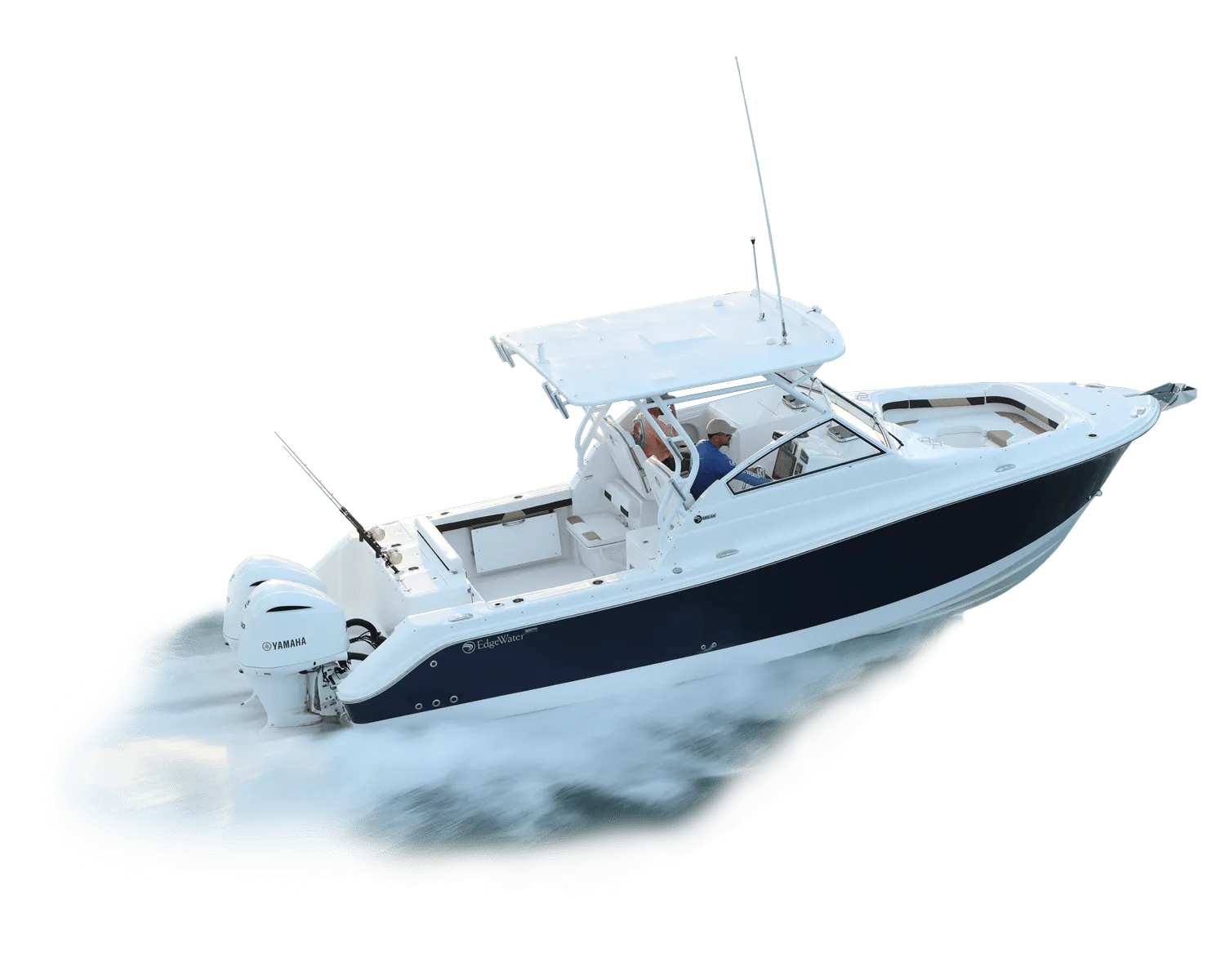 EdgeWater Boat in the Arabian Gulf with family enjoying a sunset cruise.